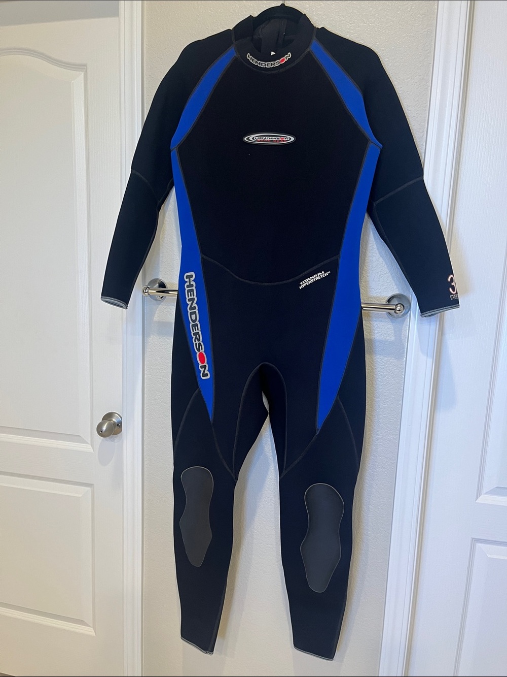 Henderson XL 3mm Men's Blue & Black Full Dive suit Thermal Neoprene